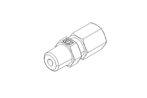 Conector roscado p/ tubos LL 4 M8x1