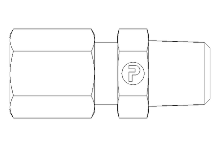 管道螺栓紧固装置 LL 4 M8x1 St-Zn gelbchr.