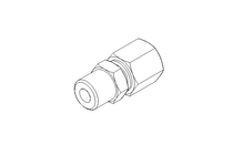 Pipe screw connector LL 6 R1/8"