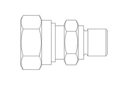 Pipe screw connector L 8 G1/8" St-Zn