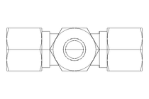 Т-образное резьбовое соединение L 10/10/