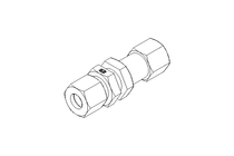 Threaded bulkhead connector L 10/10