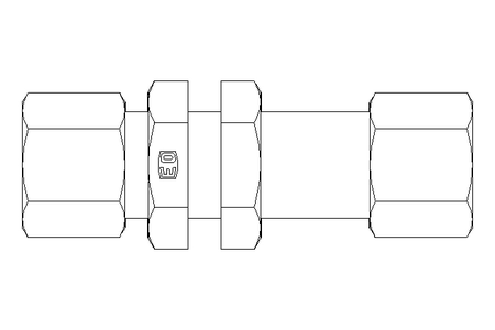 隔板螺栓紧固装置 L 10/10 1.4571 DIN2353