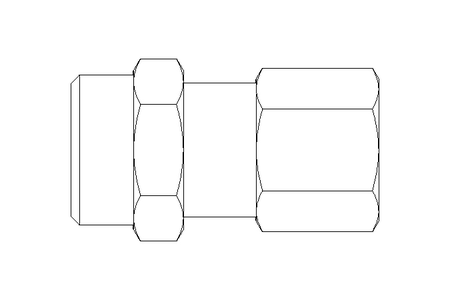 Anschlussverschraubung L 8 G1/4" 1.4571