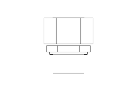 Encaixe de tubo/união roscada L 22 G3/4"