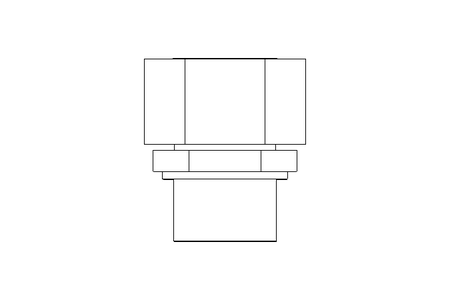 Encaixe de tubo/união roscada L 22 G3/4"