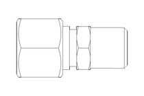 Conexão roscada de tubo L 12 R1/4"