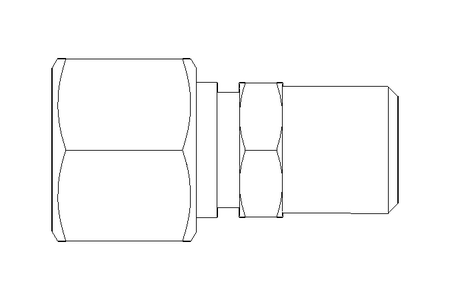 Conexão roscada de tubo L 12 R1/4"