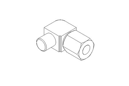 Conector roscado p/ tubos LL 6 M6x1