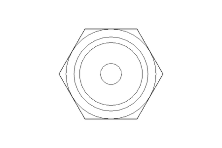 Anschlussverschraubung L 6 G1/4" Niro