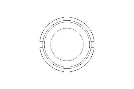 Nutmutter F DN32 1.4301 DIN11851