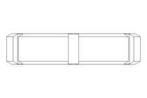 Slotted nut F DN80 1.4571 DIN11851