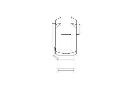 Fork head M12x1.25