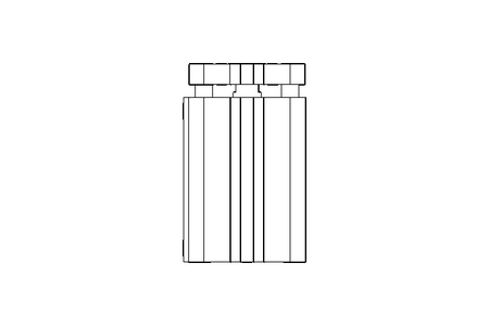 Doppelt wirkender Zylinder D50 Hub50