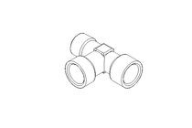 Conector T 2070 3/8-3/8