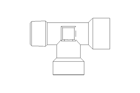 Conector T 2070 3/8-3/8