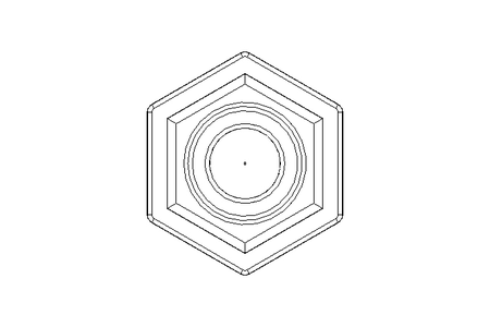 Vollstrahldüse 1/4 NPT Niro