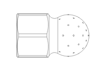 Sprühkugel 540 1.4305 240 Grad