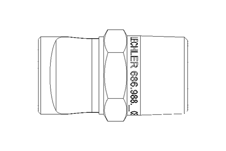 NOZZLE  686 1.4305 140°