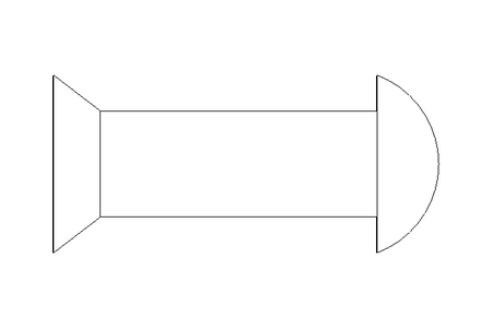 Countersunk rivet DIN 661 3x14 Al