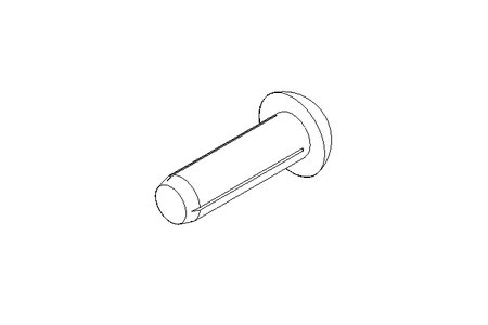 Grooved drive stud ISO8746 3x10 A2