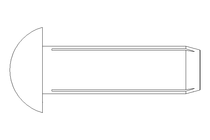 Grooved drive stud ISO8746 3x10 A2