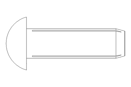 Grooved drive stud ISO8746 3x10 A2