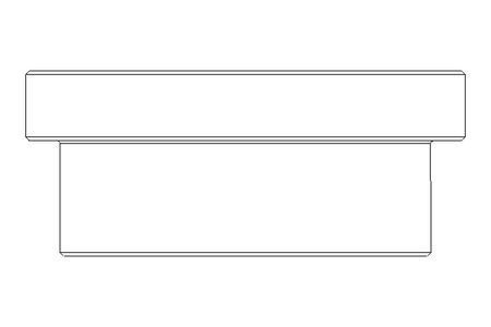 Plain bearing bush V 25x32x38x16x6