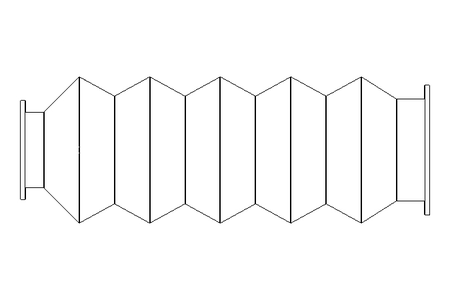 波纹管 L=100-320 d=28 D=39