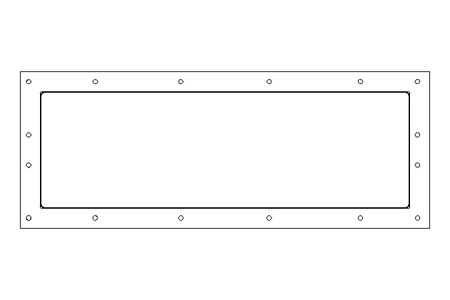 Soufflet rectangulaire L=810 LA= BA=