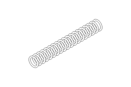 Ressort à pression D1=7,1 D2=5,5 L=48