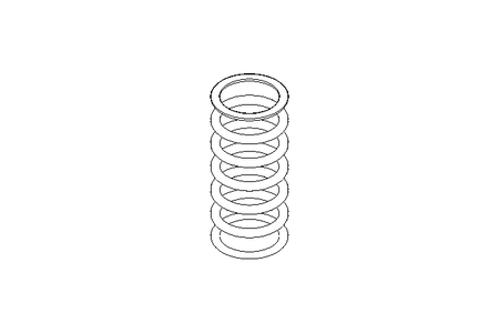 Pressure spring D1=4.5 D2=3.5 L=10 8.87N