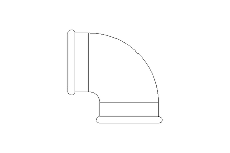 CURVA  A1  1/2"-TG/ZN    D2950