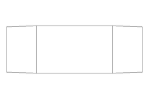 Rohrdoppelnippel R1/2x60 1.4307 DIN 2982