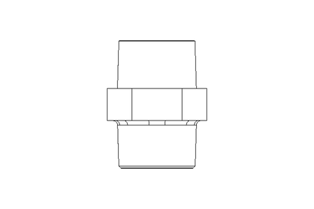 Doppelnippel 3/8 L28 1.4571 DIN 2990