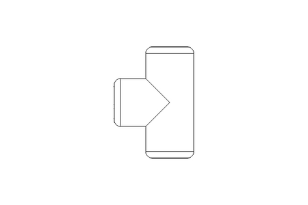 T-Stück 3/8 L 25 1.4571 DIN 2987