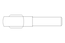 Junta articulada SMRC8 M8x1,25 -AG