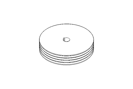 Polea de correa trapezoidal