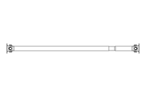 Universal joint shaft D=150 L1=2090 L2=