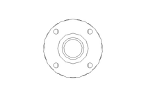 Universal joint shaft D=58 L1=1380 L2=