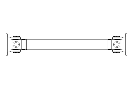 Gelenkwelle D=100 L1=560 L2=770