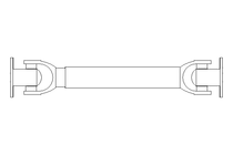 Eje articulado D=58 L1=310 L2=390