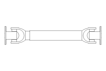 Eje articulado D=58 L1=310 L2=390