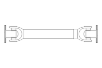 Eje articulado D=58 L1=310 L2=390