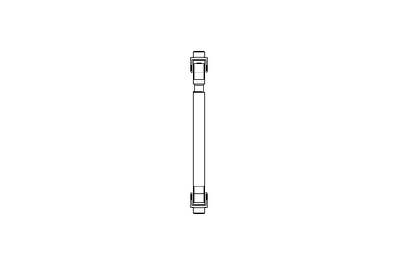 Universal joint shaft D=32 L1=450 L2=510