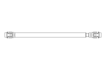 Eixo articulado D=32 L1=705 L2=765