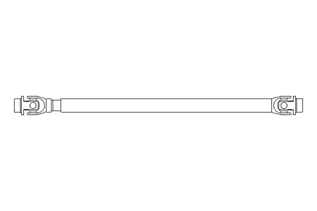 Gelenkwelle D=32 L1=695 L2=755