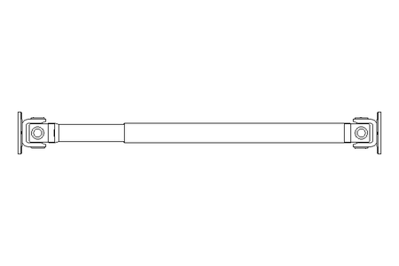 ARBOL CARDANE100/6 L= 870/1220