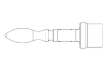 Handkurbel 250-B17-D DIN 468