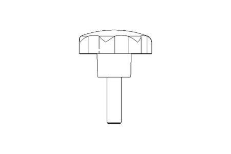 Sterngriffschraube St 32 M 6x20 A2